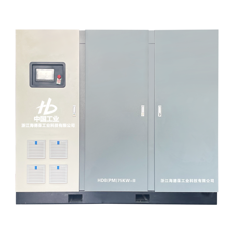 100 PS Mikroöl-Doppelschnecken-Zweistufenkompressor